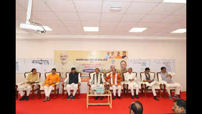 UP BJP chief holds review meeting at Noida airport, DM inspects venue