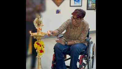 Wheelchair to canvas: How Infosys employee turned pain into platform for disabled artists