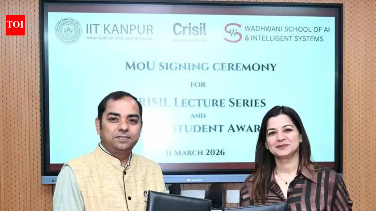 Crisil, IIT-K join hands for AI research systems | Kanpur News - The ...