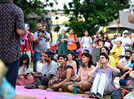 Songs, slogans mark protest against Trans Bill in Panaji