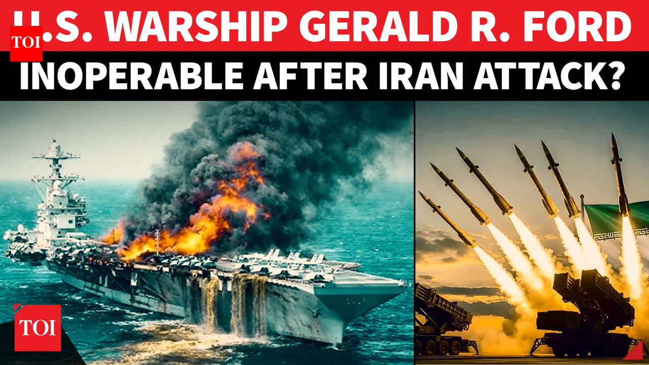 Iranian Attack Render US warship inoperable? Gerald R. Ford Grounds, ‘Power  Diminished’