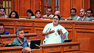 Delhi CM Rekha Gupta presents 'green' budget with infra push