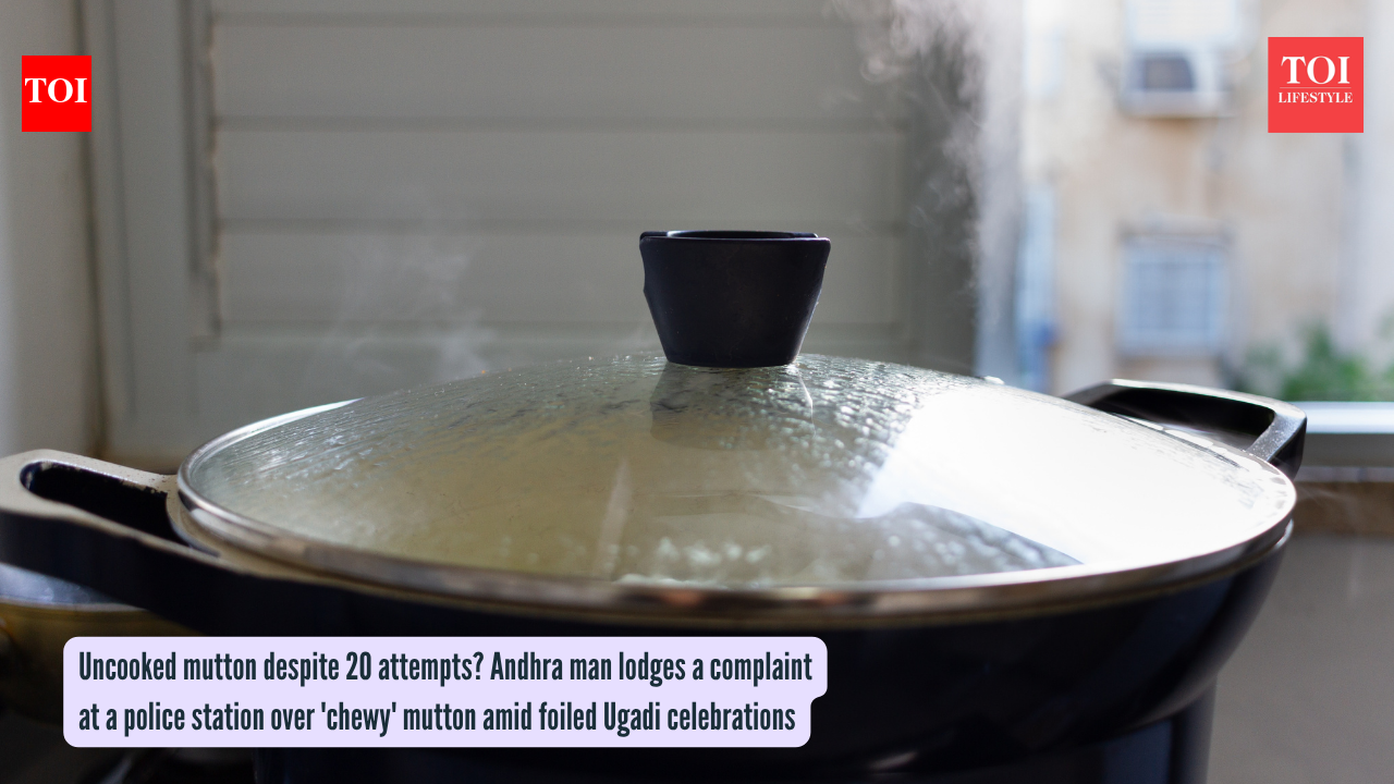 Uncooked mutton despite 20 attempts? Andhra man lodges a complaint at a police station over 'chewy' mutton amid foiled Ugadi celebrations