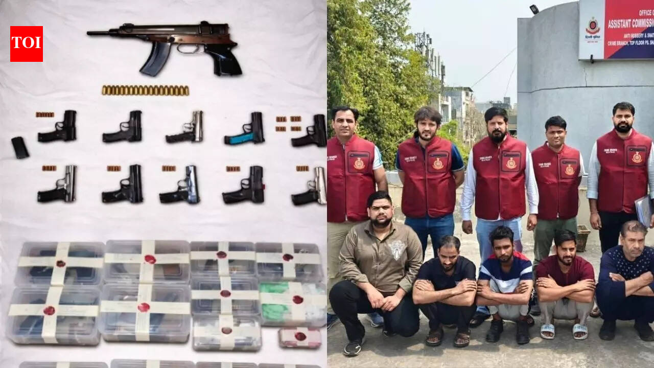 Delhi Crime Branch busts transnational arms racket linked to Pakistan, Bangladesh; 10 arrested, 21 military-grade firearms seized