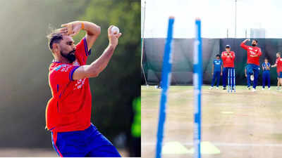 'Your yorker is breathtaking': Mohammed Shami breathes fire, stumps shattered in nets - WATCH