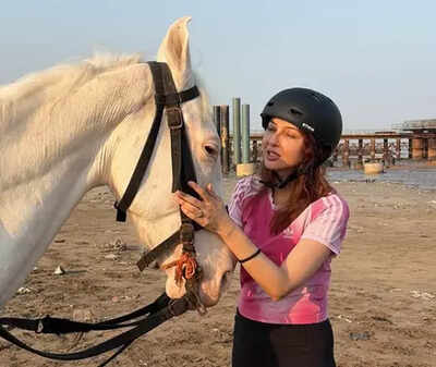 ‘Dhurandhar’ actress Saumya Tandon takes first step into horse riding; calls first experience ‘intimidating and overwhelming’