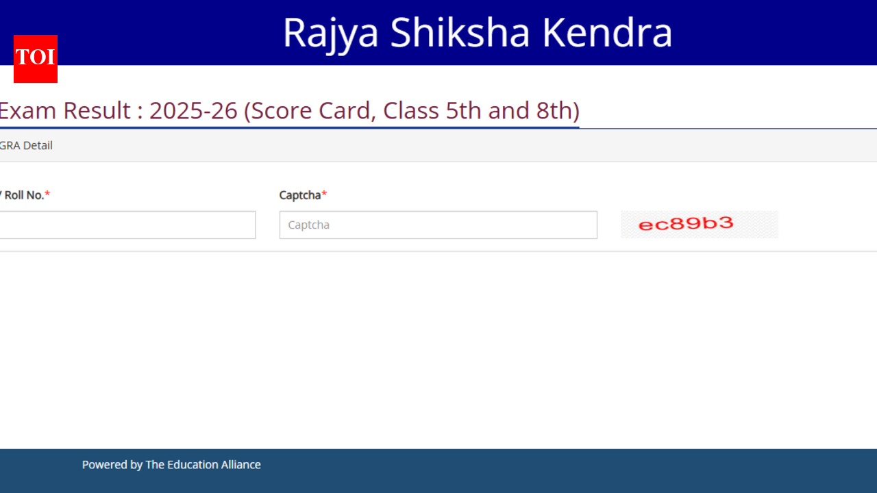 RSK MP Board Class 5, 8 result 2026 released at rskmp.in: Check your scores here