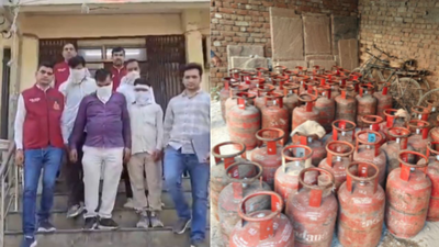 Illegal LPG racket busted in Delhi’s Sangam Vihar, 183 cylinders seized
