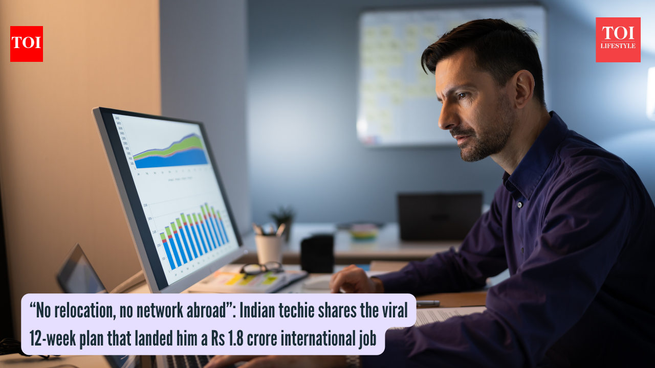 “No relocation, no network abroad”: Indian techie shares the viral 12-week plan that landed him a Rs 1.8 crore international job