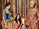 Royal colours, embroideries for Indian brides