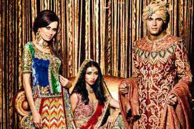 Royal colours, embroideries for Indian brides