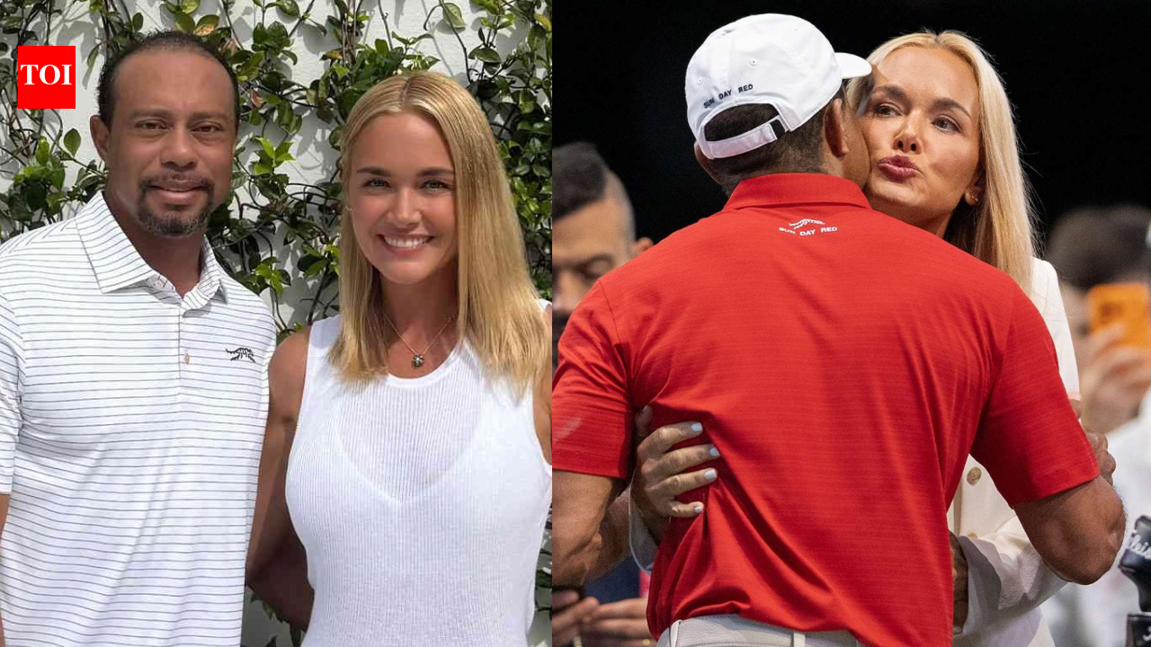 Vanessa Trump: Golf legend Tiger Woods seen with girlfriend Vanessa Trump in public moment before comeback game as Kai Trump cheers in stands | International Sports News - The Times of India