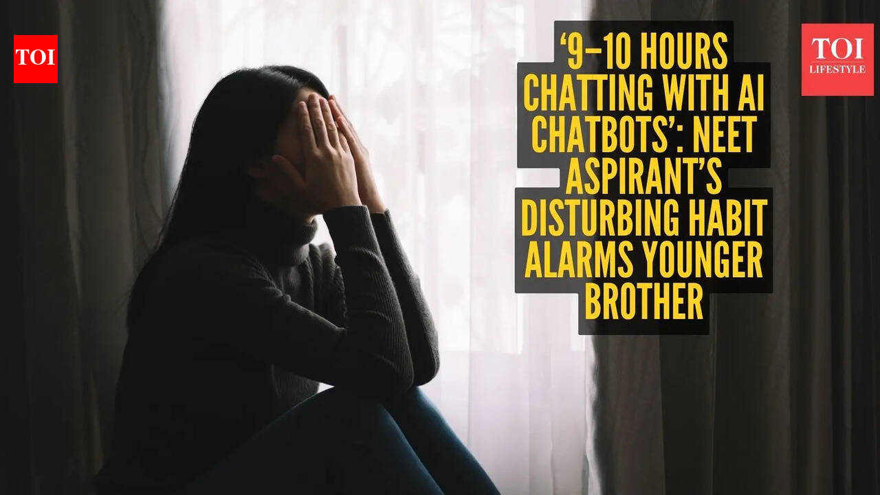 ‘9–10 hours chatting with AI chatbots’: NEET aspirant’s disturbing habit alarms younger brother; internet reacts