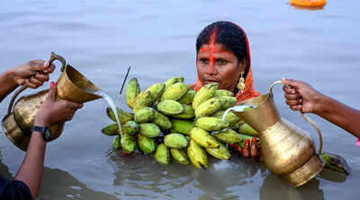 Chaiti Chhath concludes with morning ‘arghya’