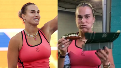Aryna Sabalenka viral Golden Glizzy reaction steals show after Miami Open win over Zheng Qinwen