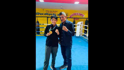 Samiksha wins state boxing gold