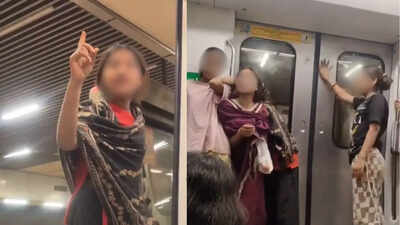 Video of women abusing co-passengers in Delhi Metro goes viral