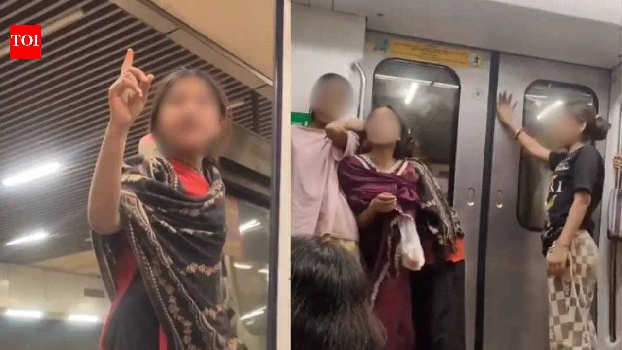 Video of women abusing co-passengers in Delhi Metro goes viral