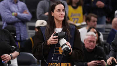 Caitlin Clark clicks rare photos of LeBron James during heated exchange with referees at Pacers game