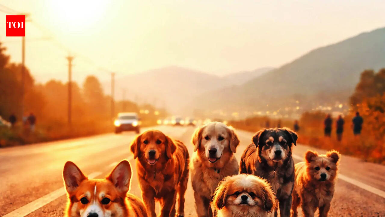 Homeward bound, China edit: 7 dogs make 17kms journey back home