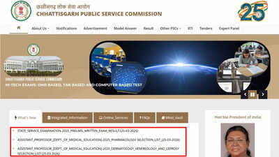 CGPSC SSE Pre 2025 result announced at psc.cg.gov.in, 3921 candidates qualify for May 2026 main examination