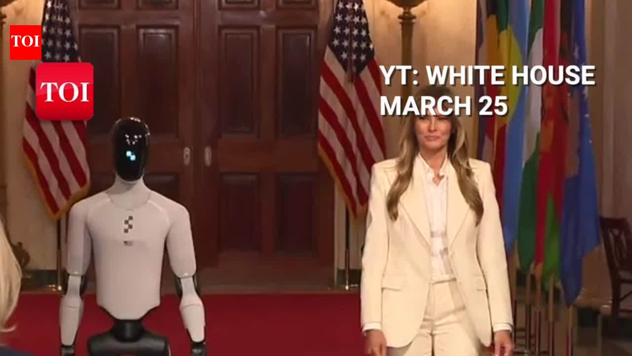 Melania Trump Brings US-Built AI-powered Robot At Tech Summit Inside White House