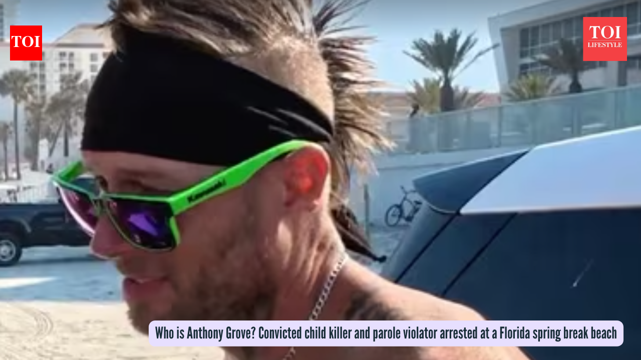 Who is Anthony Grove? Convicted child killer and parole violator arrested at a Florida spring break beach