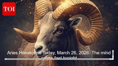 Aries Horoscope Today, March 26, 2026: The mind calms fast tonight