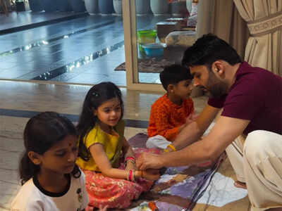 Kapil Sharma celebrates Ashtami 2026 with Kanya Pujan at home; shares devotional moments with family