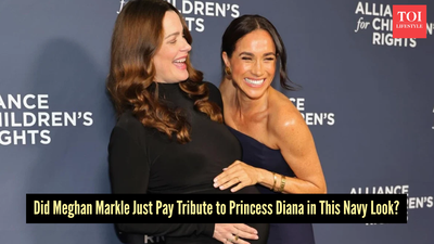 Meghan Markle’s navy Ralph Lauren fit check comes with a surprise Diana connection - And fans can’t miss it