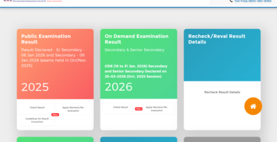NIOS ODE results 2026 released at results.nios.ac.in: Direct link to download scorecards here