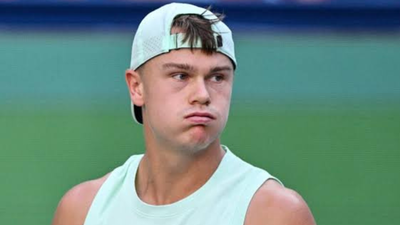 Tennis star Holger Rune seen with girlfriend Caroline Donzella in Monaco during injury break as ATP star continues Achilles recovery