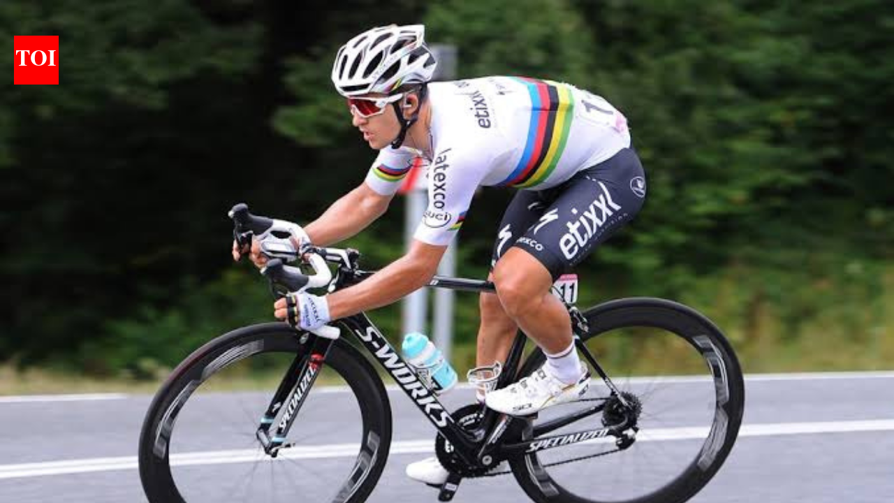 Champion cyclist Michal Kwiatkowski reveals crash scars in naked photo after hitting sign post during brutal collision with rival rider