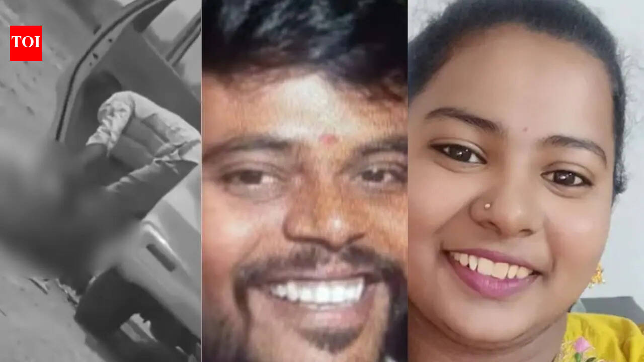 Murder caught on camera in Karnataka: Man slits wife’s throat, drives SUV over her body