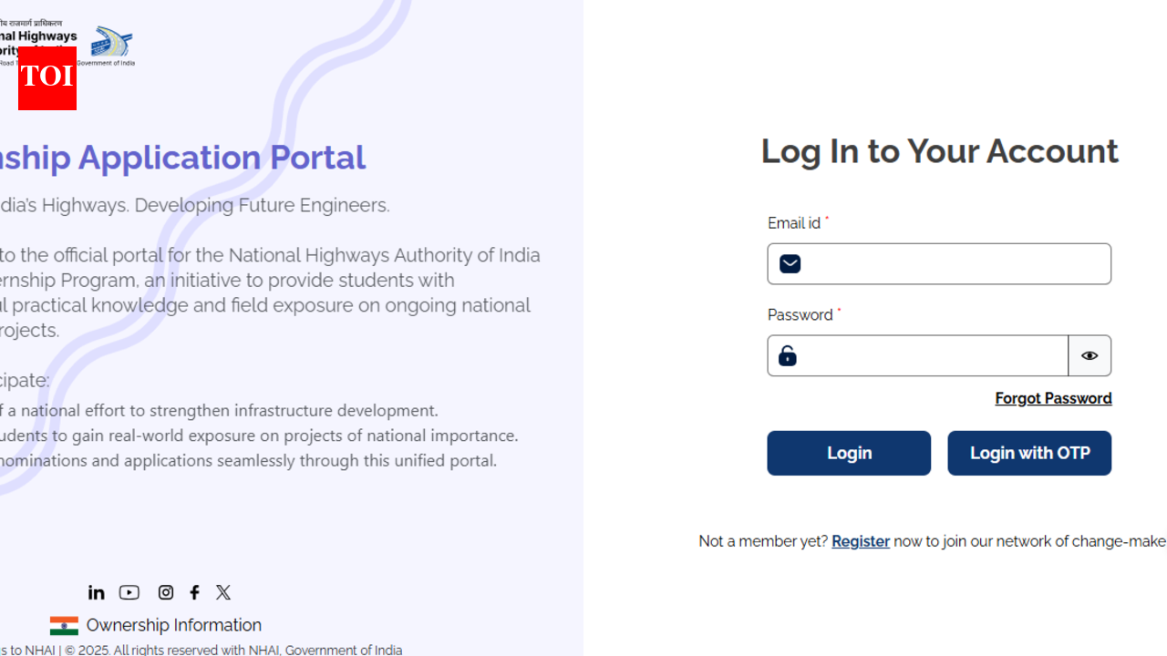एनएचएआई ग्रीष्मकालीन इंटर्नशिप 2026: पंजीकरण खुले; 20 हजार रुपये के वजीफे की पेशकश, पात्रता जांचें और आवेदन करने के लिए सीधा लिंक