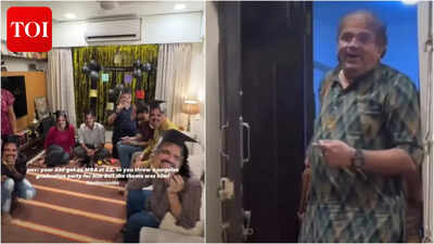 Dad gets his MBA at 52; Son throws a unique graduation party for him