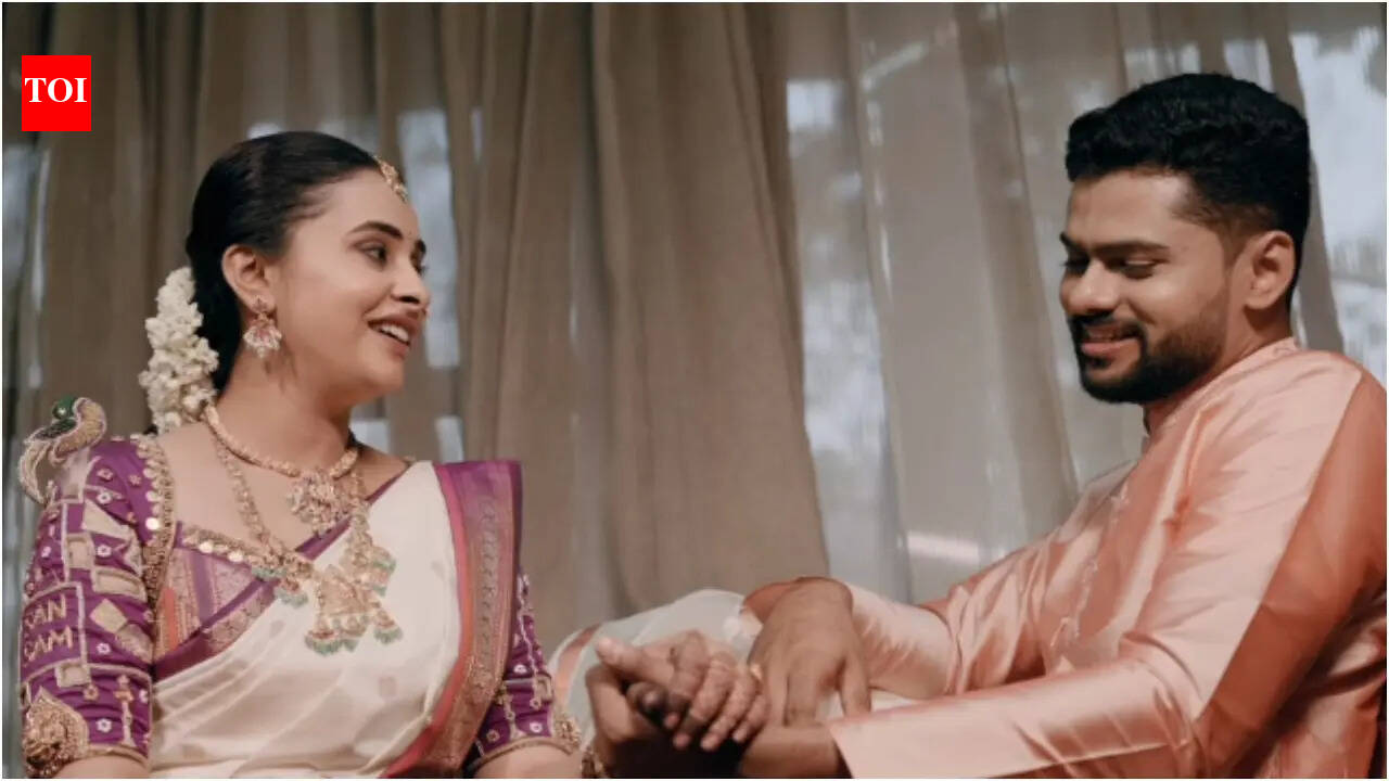 Wedding bells for Sanjana Burli; Actress weds Samarth in a traditional ceremony