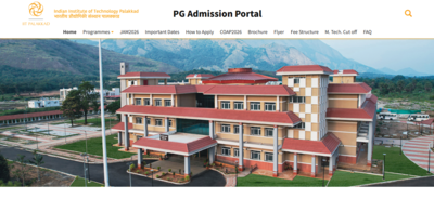 IIT Palakkad PG admissions 2026-27 open for MTech, MSc programmes; apply by April 25: Direct link to apply
