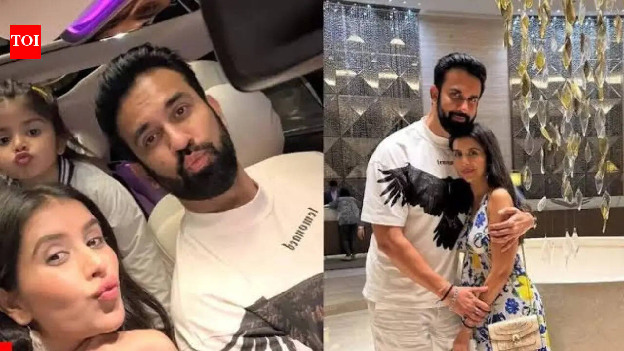 Charu Asopa reunites with ex-husband Rajeev Sen and his mother; daughter Ziana gets teary-eyed