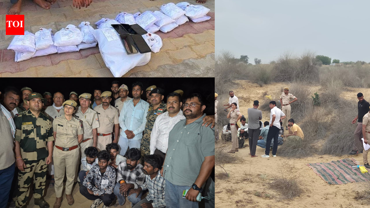 Five arrested as drone-smuggling heroin worth Rs 55 cr seized near Rajasthan border