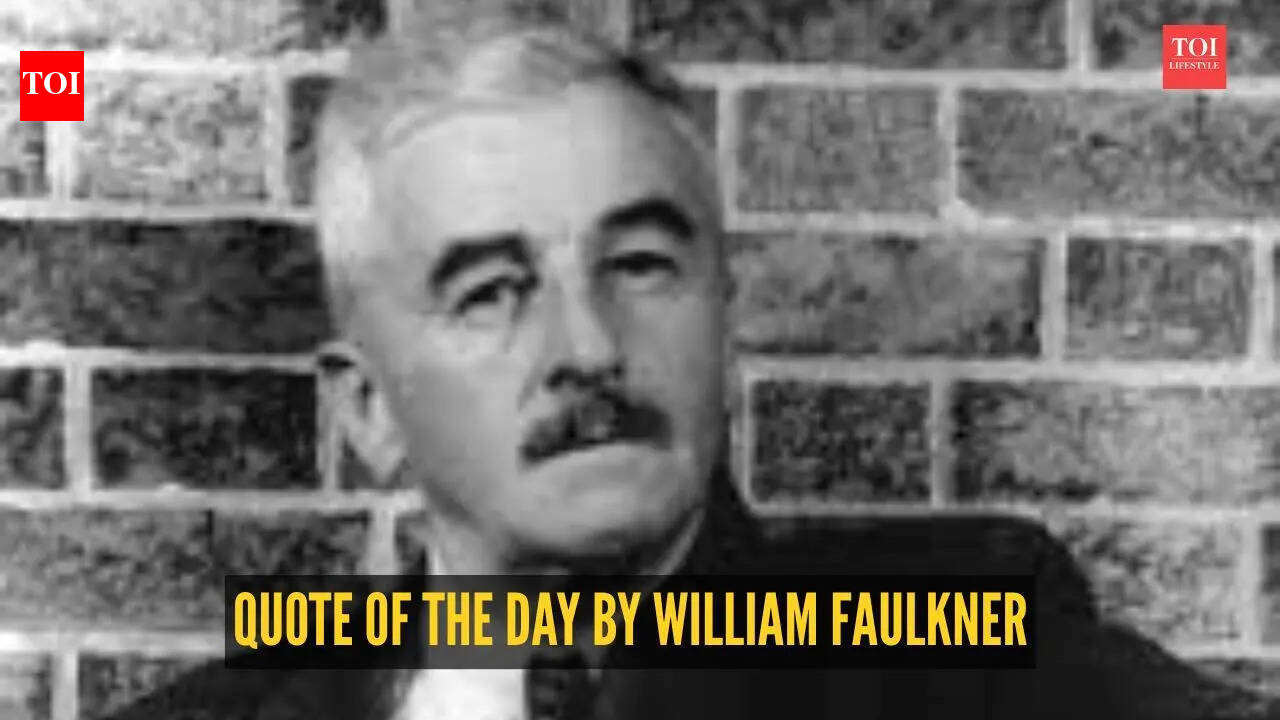 Quote of the day by William Faulkner: “Always dream and shoot higher than you know you can do. Do not bother just to be better than your contemporaries or predecessors. Try to be better than yourself”