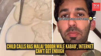 Child calls ras malai ‘doodh wale kabab’, internet can’t get enough