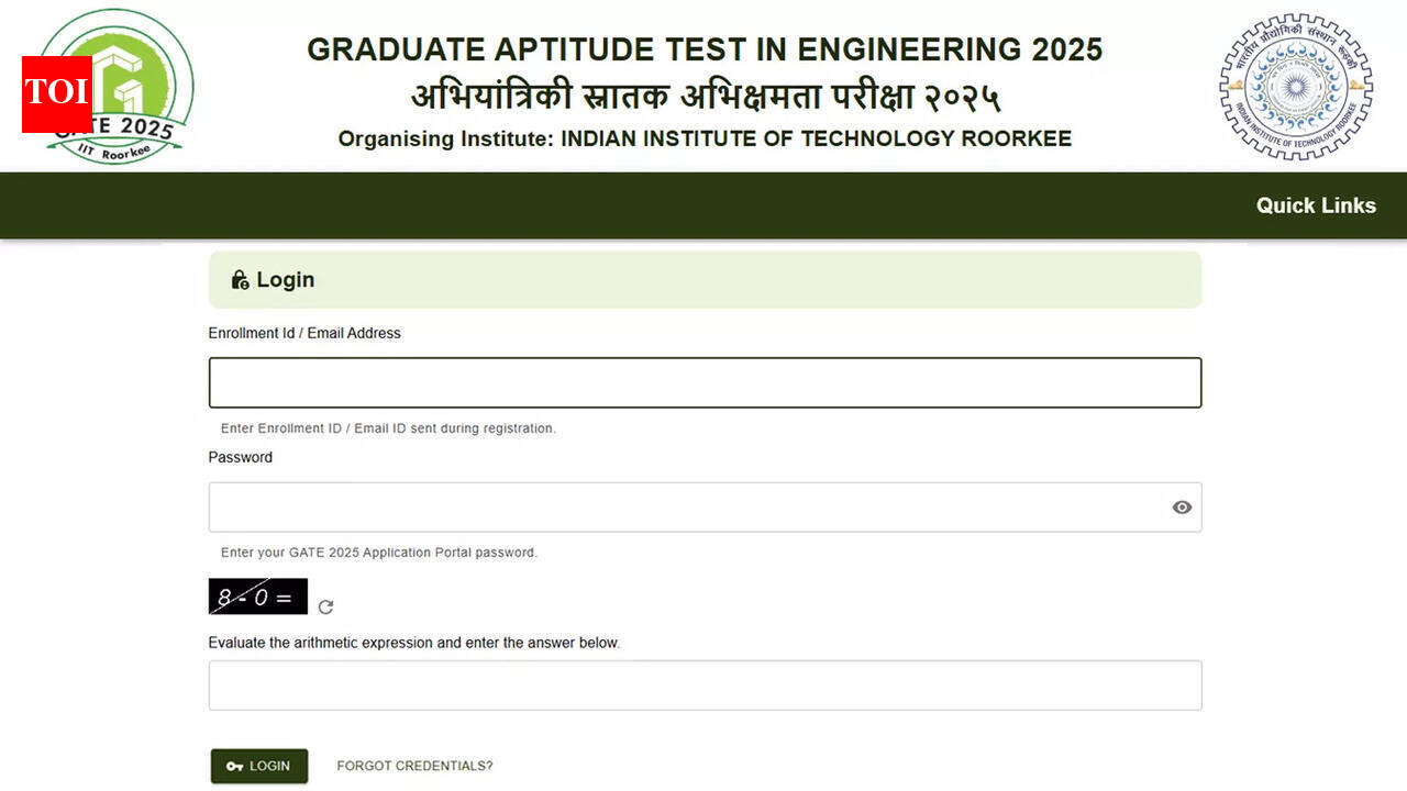 GATE scorecards 2025 released at goaps.iitr.ac.in: Direct link to download  here