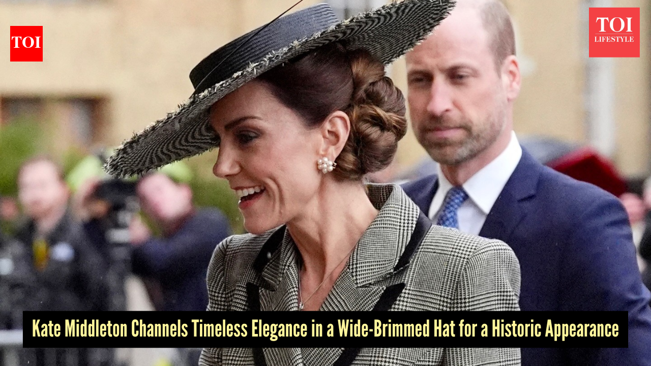 Kate Middleton’s one-of-a-kind wide-brimmed straw hat steals the spotlight at a historic royal event