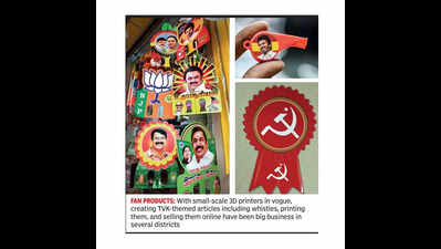 ‘Whistle podu’: TVK merchandise steals show
