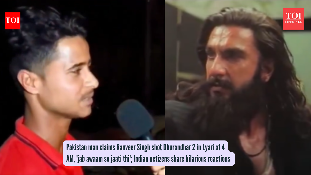 Pakistan man claims Ranveer Singh shot Dhurandhar 2 in Lyari at 4 AM, 'jab awaam so jaati thi'; Indian netizens share hilarious reactions