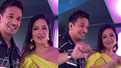 Sunny Leone grooves with Prince Narula on sets of Splitsvilla 16