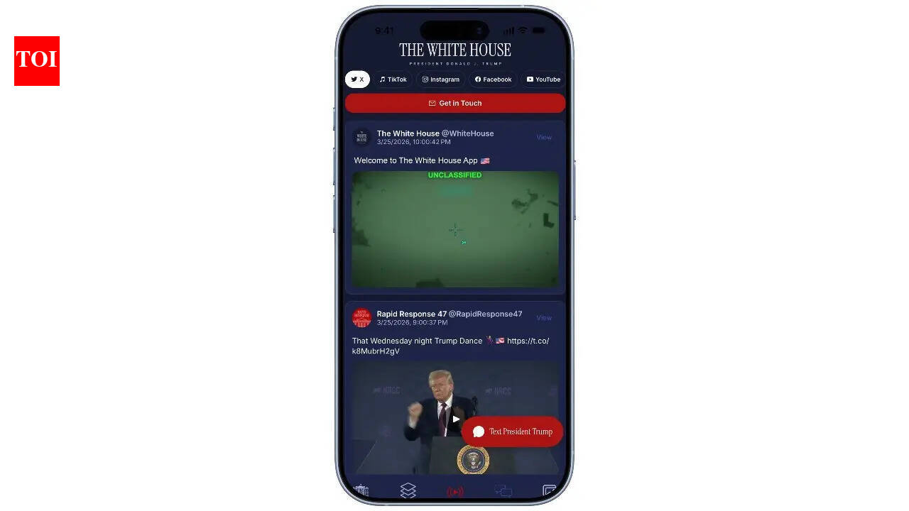 White House launches app for real-time updates, live video and more
