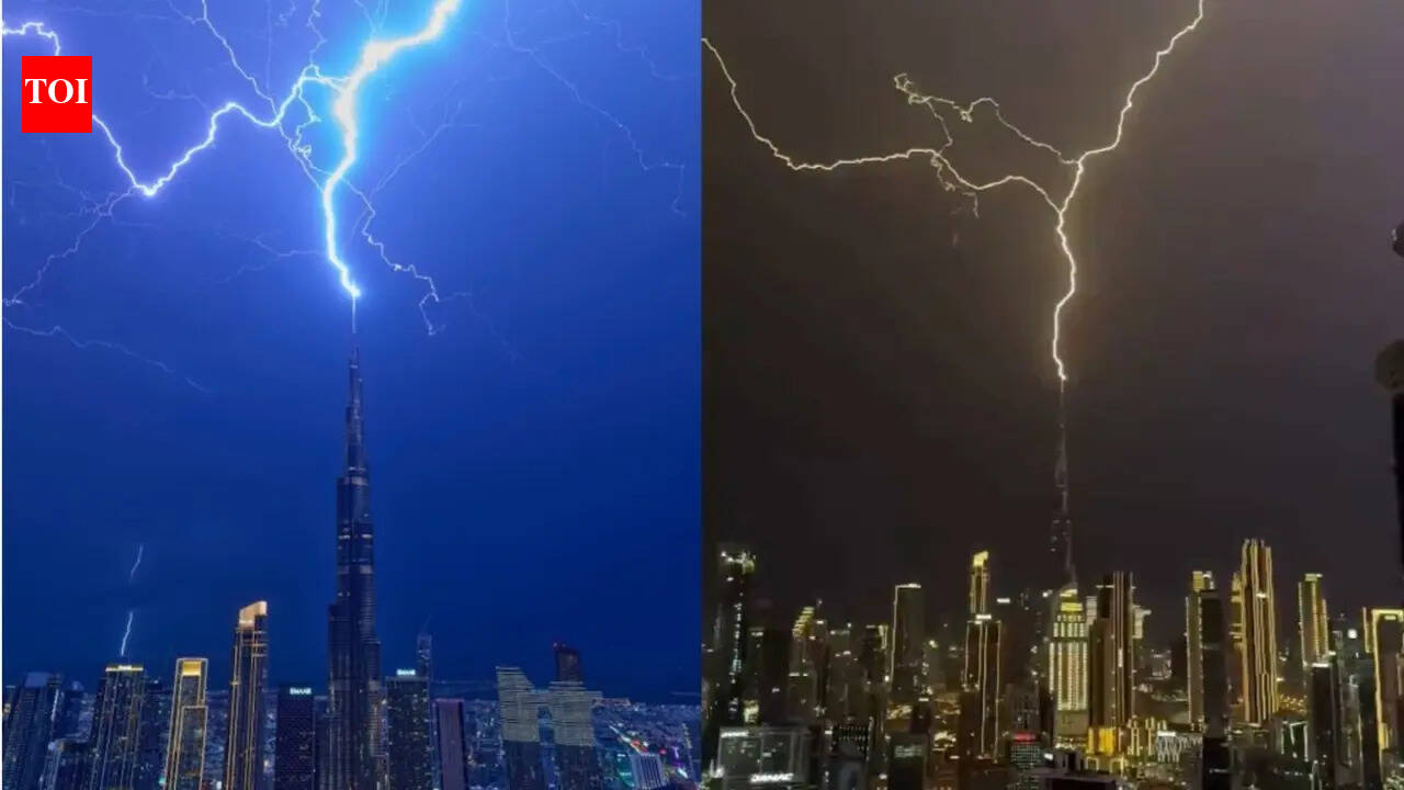 Dubai Crown Prince drops viral picture of lightning strike on Burj Khalifa: Why world’s tallest tower doesn’t flinch explained