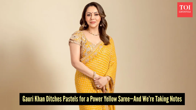 Gauri Khan’s yellow saree signals the end of pastels and the revival of maximalist colours in fashion